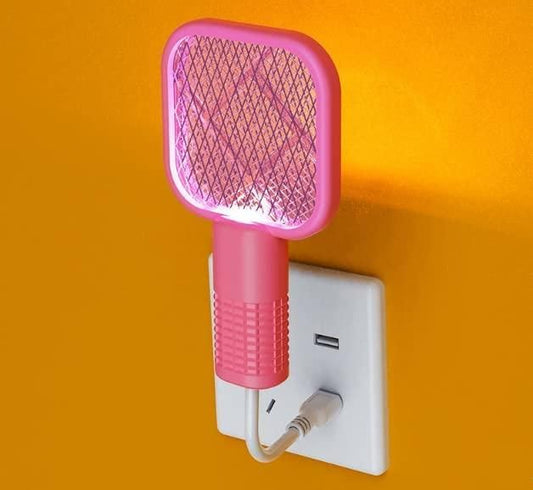Mini Mosquito Killer Racquet Lamp 2 in 1