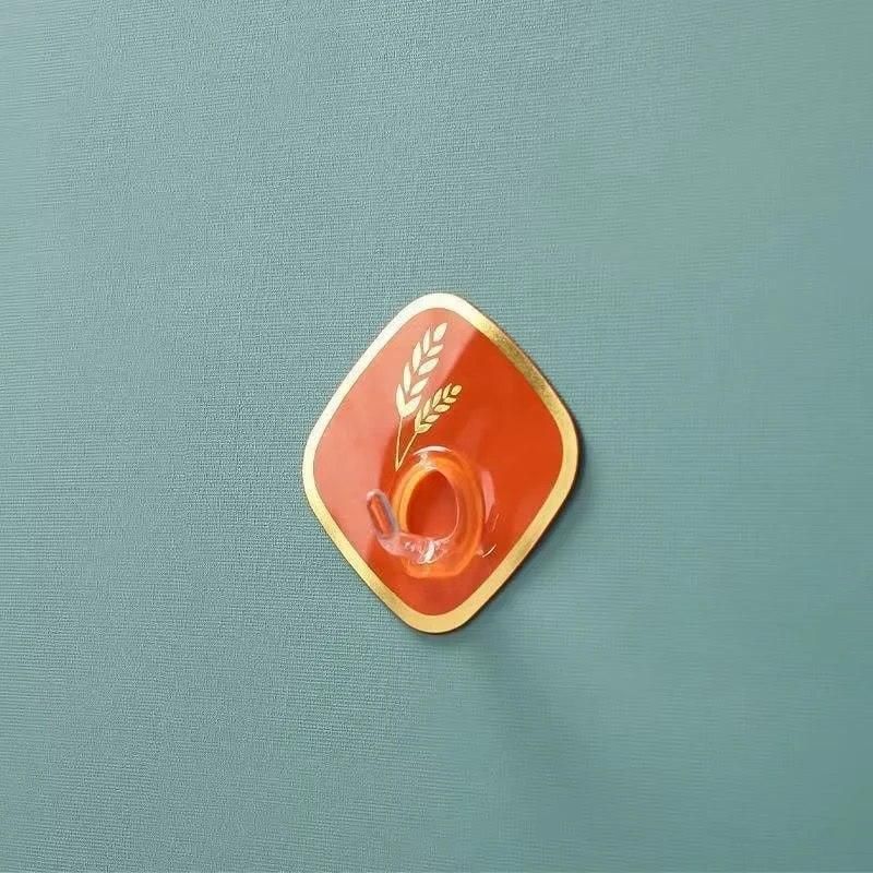 Multifunctional Diamond Stick Wall Hook (Pack of 5)