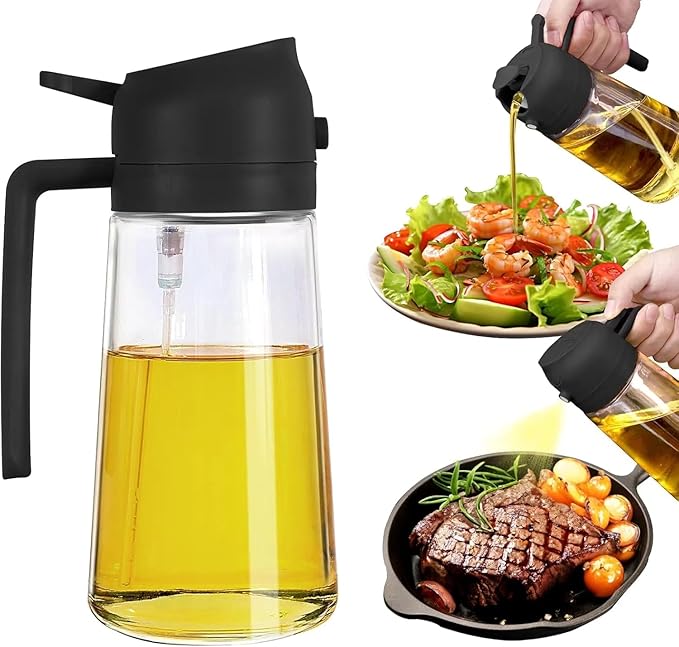 2-in-1 Oil Spray & Pour Bottle
